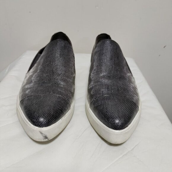 VINCE 'paeyre' Pointy Toe Slip-on Textured Leather Sneaker 8 - Picture 3 of 10